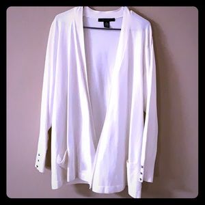 Jacket open without buttons with pockets